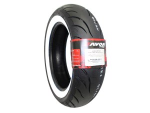 Avon Tyres Avon Cobra Chrome 16in. Whitewall Rear Tyre. 180/70-R16 AV92 WW. Avon Tyres Avon Cobra Chrome 16in. Whitewall Rear Tyre. 180/70-R16 AV92 WW.