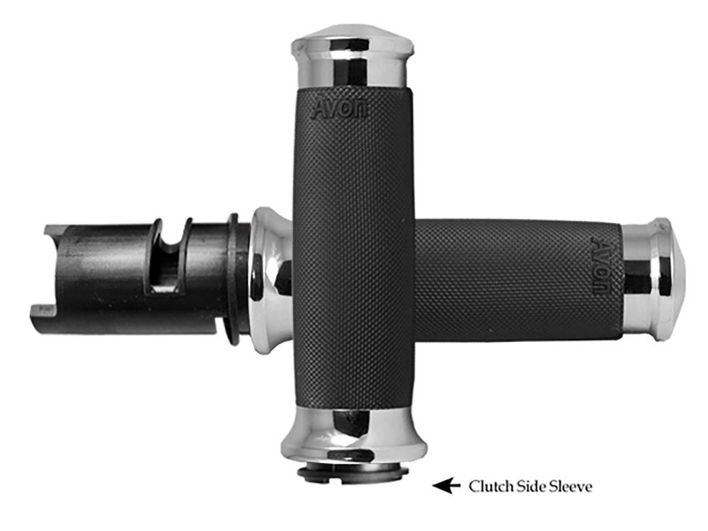 Handgrips; Custom Contour Chr