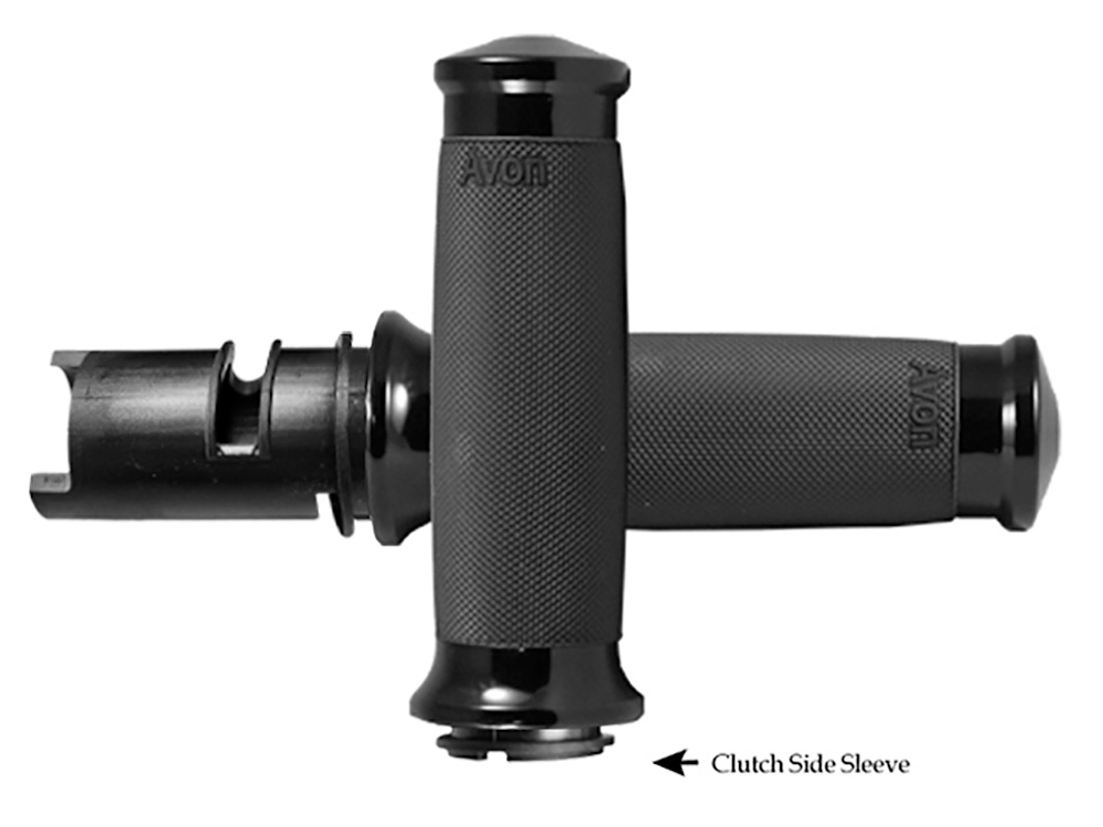 Handgrips; Custom Contour Blk