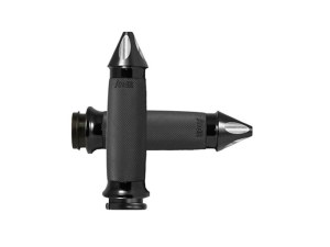 Avon Grips Spike Custom Contour Handgrips – Black. Fits Big Twin 2008-2024 with Throttle-by-Wire Avon Grips Spike Custom Contour Handgrips – Black. Fits Big Twin 2008-2024 with Throttle-by-Wire