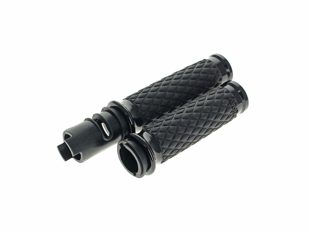 Handgrips; Diamond Contour Blk