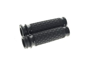 Avon Grips Diamond Contour Handgrips – Black. Fits Big Twin 2008-2024 with Throttle-by-Wire Avon Grips Diamond Contour Handgrips – Black. Fits Big Twin 2008-2024 with Throttle-by-Wire