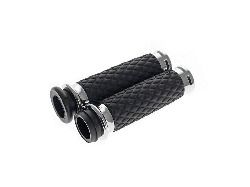 Handgrips; TBW%2708-24, Diamond Chr