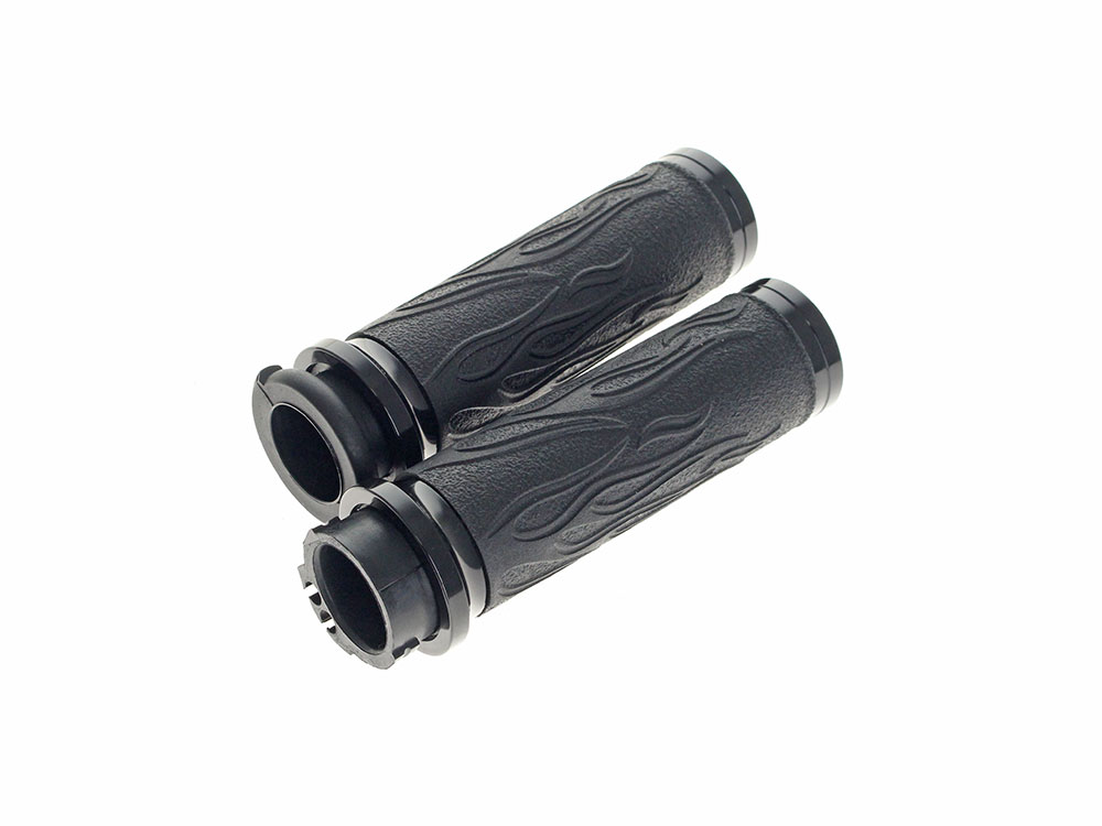 Handgrips; Cable, Flame Blk