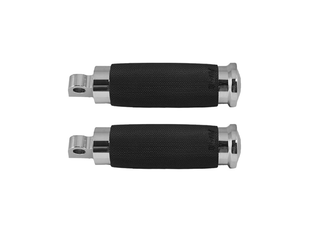 Footpegs; Custom Contour Chr