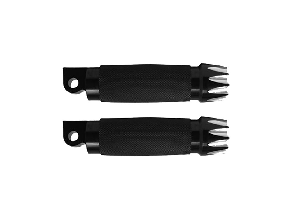 Avon Grips Excalibur Custom Contour Footpegs – Blk. Fits H-D.