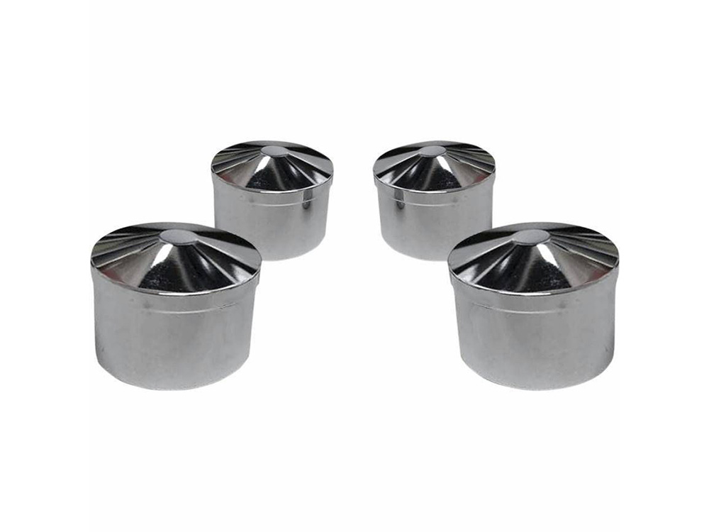 Avon Grips Smooth Head Bolt Covers – Chrome. Fits Big Twin 1985-2017 & Sportster 1986-2021