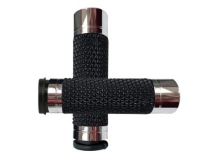Avon Grips K25 Handgrips – Chrome. Fits Big Twin 2008-2024 with Throttle-by-Wire Avon Grips K25 Handgrips – Chrome. Fits Big Twin 2008-2024 with Throttle-by-Wire