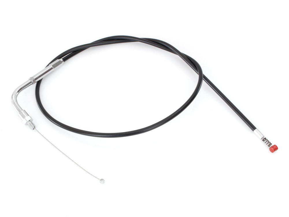 Barnett CLUTCHES 32in. Long Black Vinyl Idle Cable. Fits Big Twin 1990-1995
