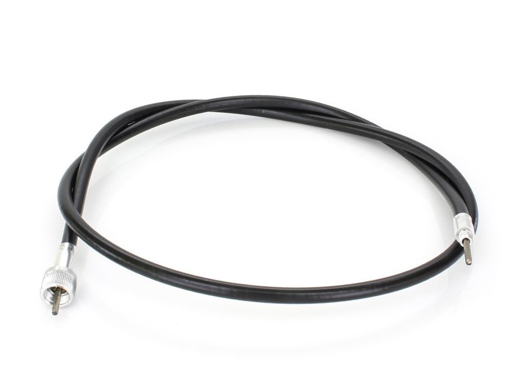 Barnett CLUTCHES 44in. Speedo Cable with 12mm Nut – Black Vinyl.