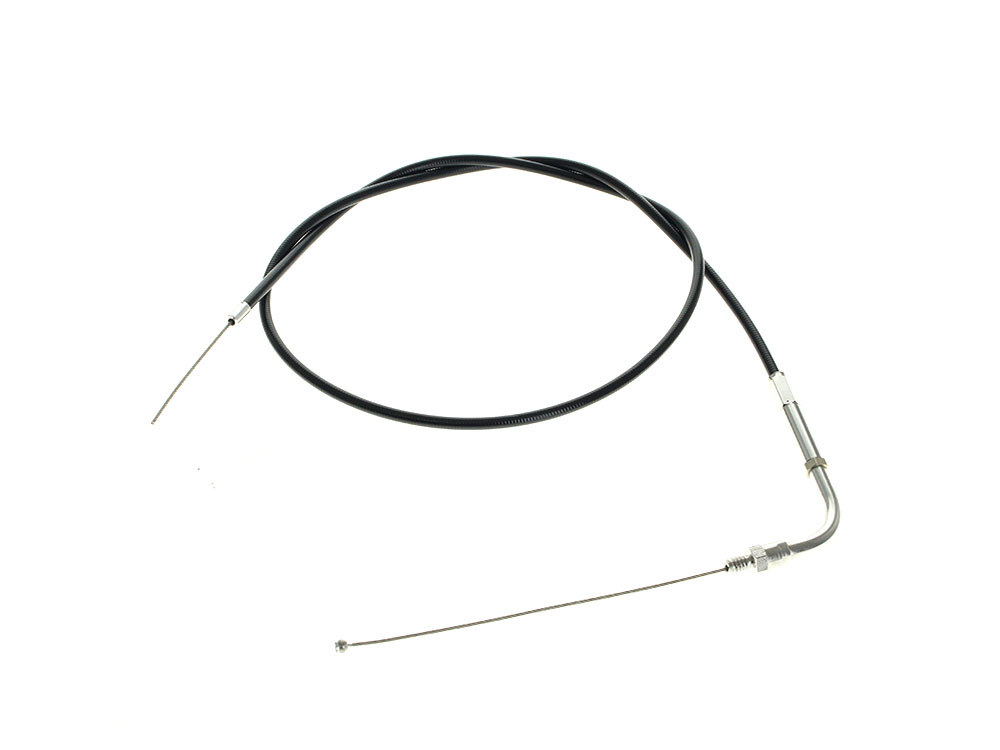 Barnett CLUTCHES 33in. Long Black Vinyl Throttle Cable. Fits Big Twin 1968-1975 & Sportster 1974-Early 1976