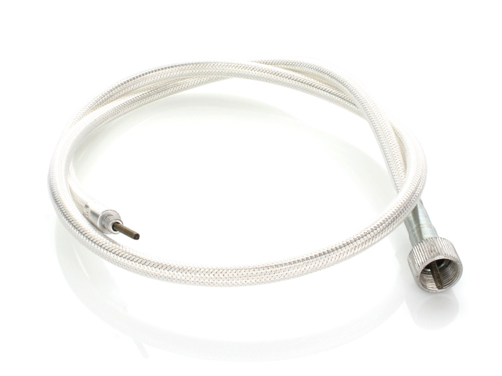 Barnett CLUTCHES 36in. Speedo Cable with 16mm Nut – Platinum Braided.