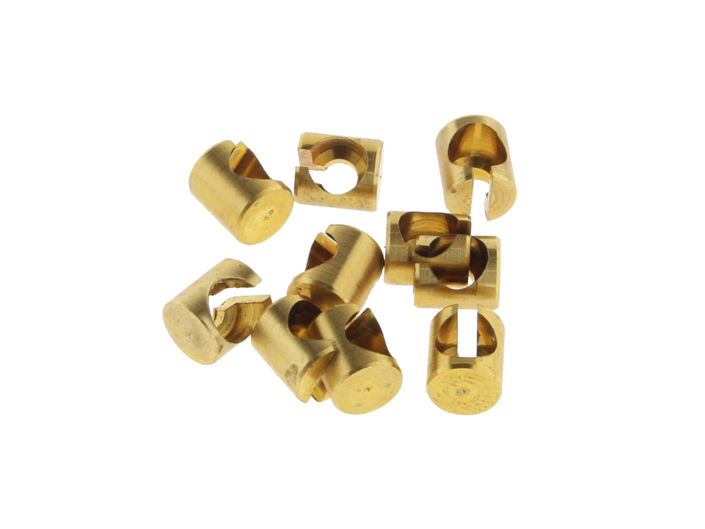 Barnett CLUTCHES Throttle & Idle Cable Ferrules – Pack of 10. Fits most Big Twin 1974-2017 & Sportster 1974-2021