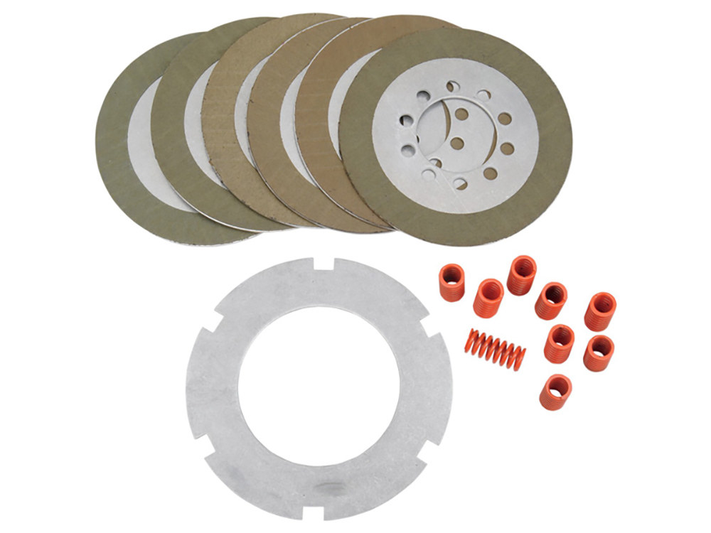 Barnett CLUTCHES Extra Plate Clutch Kit. Fits 4Spd Big Twin 1941-1984.