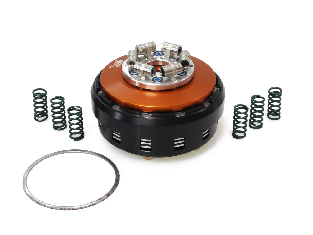 Barnett CLUTCHES Complete Scorpion Billet Lock-Up Clutch with Basket. Fits 6sp Twin Cam 2007-2017 With Hydraulic Clutch.