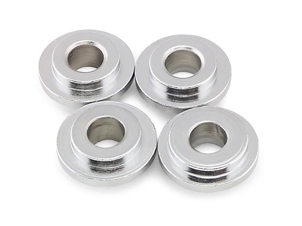 Barnett CLUTCHES Solid Handlebar Mount Kit – Chrome. Fits Big Twin 1973-2017 & Sportster 1973-2003