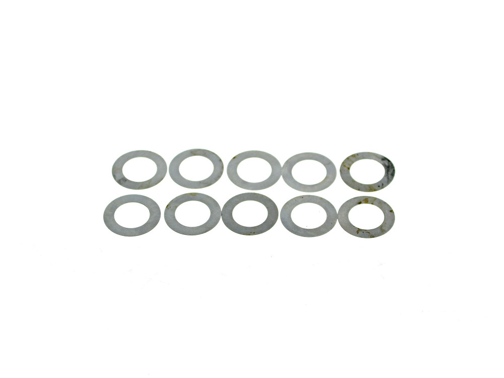 Bender Cycle +0.010in. Rocker Arm Shim – Pack of 10. Fits Big Twin 1966-1984.