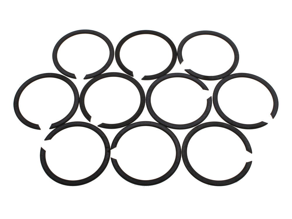 Bender Cycle Exhaust Pipe Retainer Ring – Pack of 10. Fits Big Twin 1984up & Sportster 1986-2021.