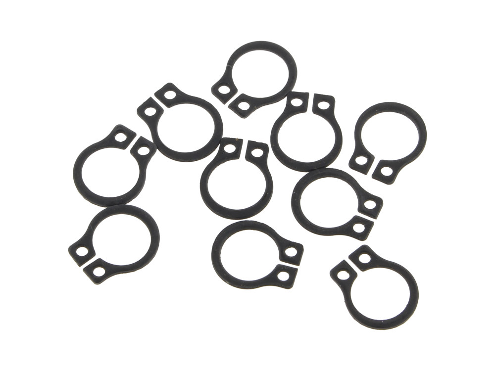 Bender Cycle Clutch Throw Out Bearing Retainer Circlip – Pack of 10. Fits Big Twin 1975-2010.