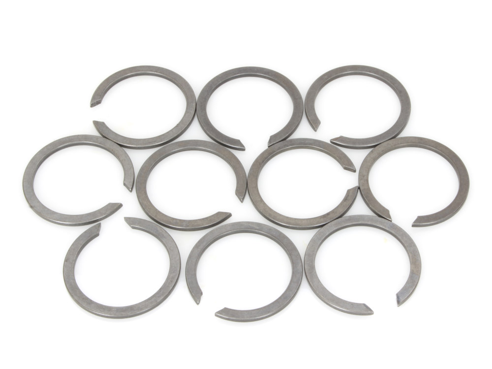 Bender Cycle Transmission Gear Retaining Ring – Pack of 10. Fits 5Spd Big Twin 1980-2005 & Sportster 1991-2003.