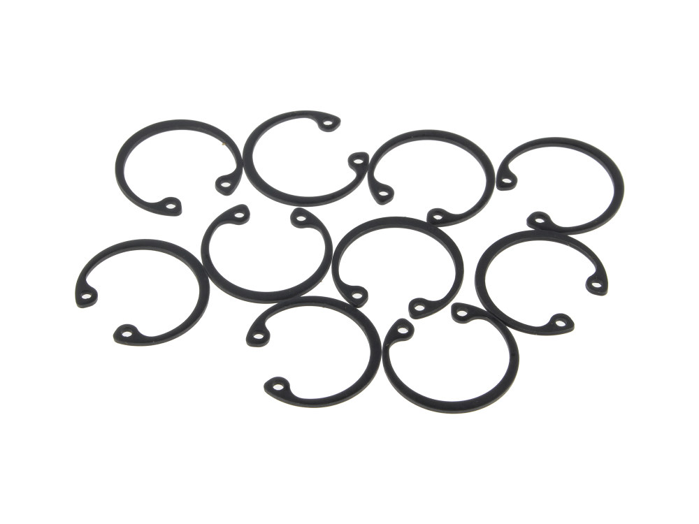 Bender Cycle Piston Pin Circlip – Pack of 10. Fits Big Twin 1977-Early 1983 & Sportster 1977-Early 1985.