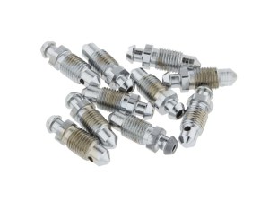 Bender Cycle 3/8in. unf Caliper Bleed Screw – Chrome – Pack of 10. Bender Cycle 3/8in. unf Caliper Bleed Screw – Chrome – Pack of 10.