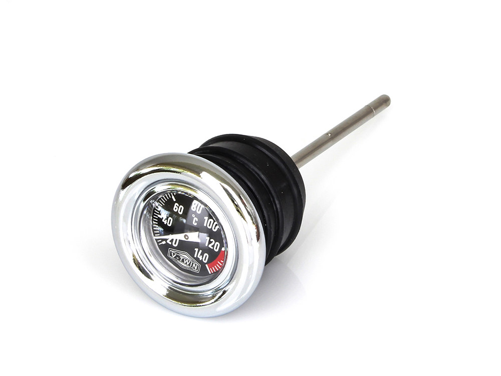 Rollies Speed Shop Engine Oil Temperature Dipstick. Fits Softail 1984-1999 & Sportster 1979-2003