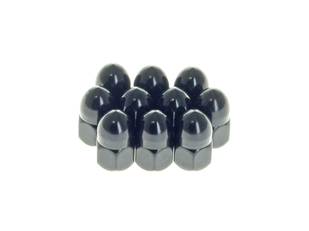 Nut; Acorn unc 3/8-16 Blk