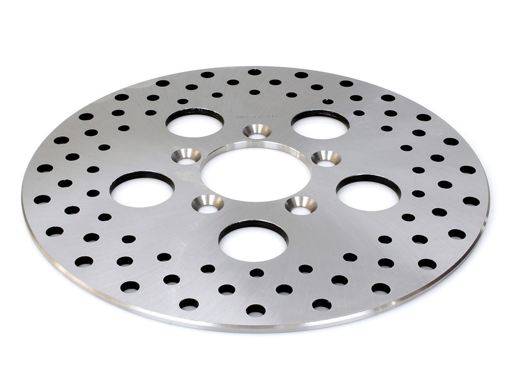 Rollies Speed Shop 10in. Front Disc Rotor – Stainless Steel. Fits FX & Sportster 1977-1983.