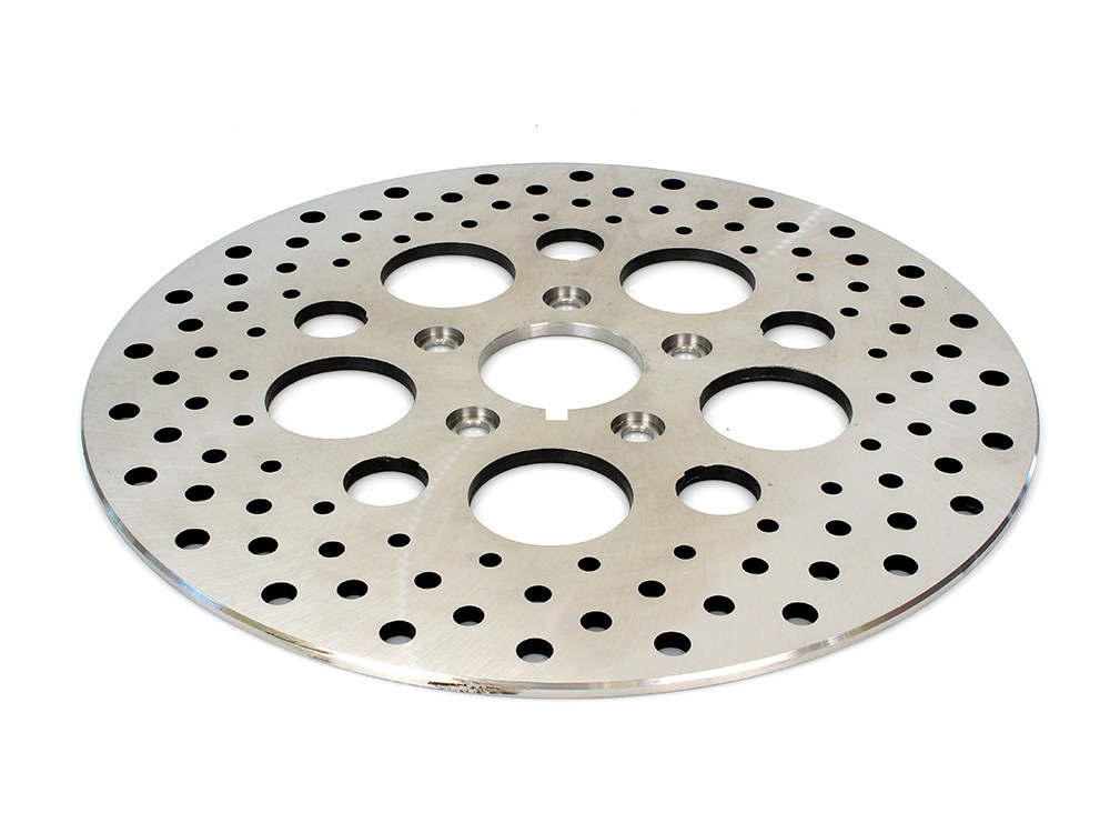 Rollies Speed Shop 11.5in. Front Disc Rotor – Stainless Steel. Fits Big Twin & Sportster 1984-1999.