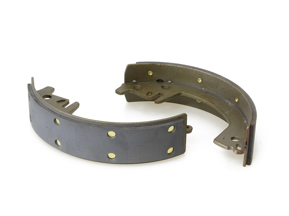 Rollies Speed Shop Brake Shoes. Fits Rear on Big Twin 1963-1972 with Hydraulic Brake.
