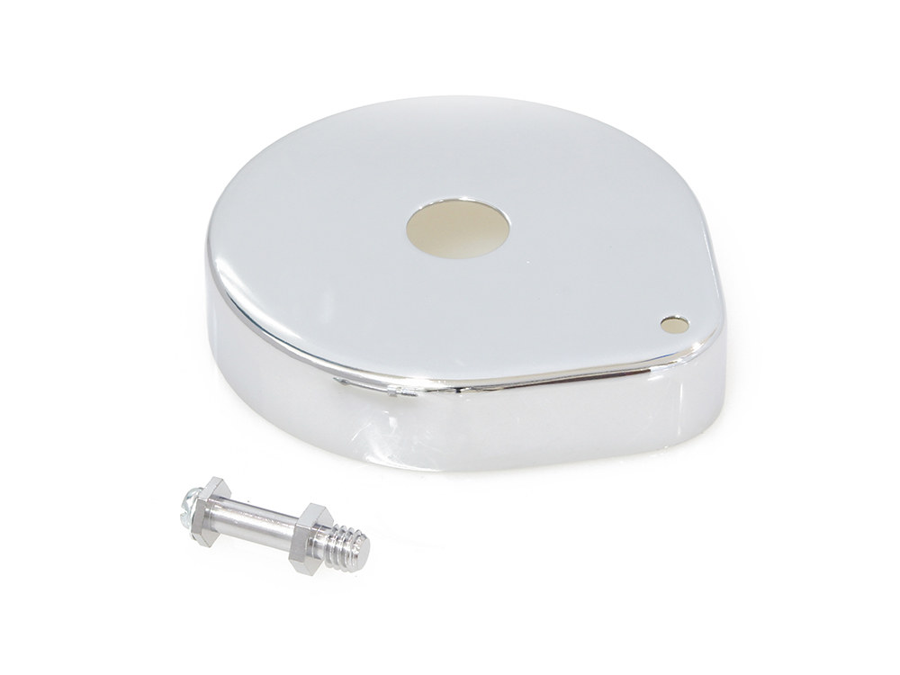 Rollies Speed Shop Kick Start Spring Cover – Chrome. Fits Big Twin 1936-1984.