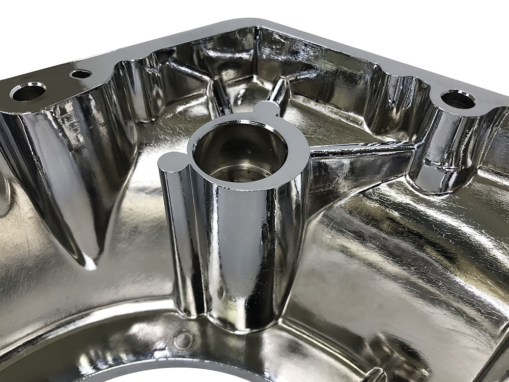 Rollies Speed Shop Outer Primary Cover – Chrome. Fits 4Spd FX 1965-1986 & Softail 1984-1988.