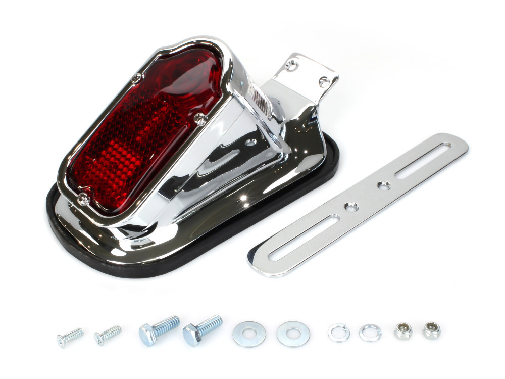 Rollies Speed Shop Big Twin 1947-1954 Style Tombstone Taillight – Chrome.
