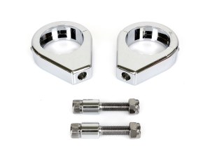 Rollies Speed Shop 41mm Forks Turn Signal Clamps – Chrome. Rollies Speed Shop 41mm Forks Turn Signal Clamps – Chrome.