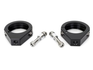 Rollies Speed Shop 49mm Forks Turn Signal Clamps – Black. Rollies Speed Shop 49mm Forks Turn Signal Clamps – Black.