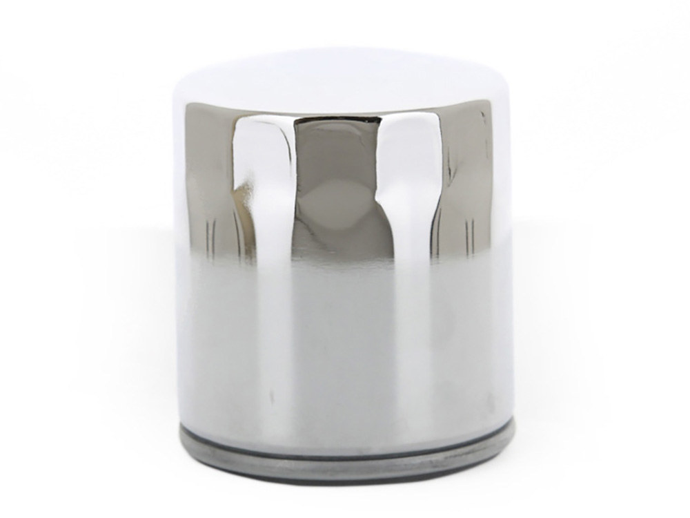 Rollies Speed Shop Oil Filter – Chrome. Fits Twin Cam 1999-2017 & Milwaukee-Eight 2017up.
