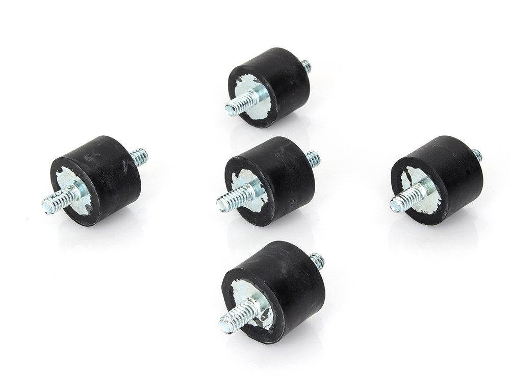 Rollies Speed Shop Oil Tank & Battery Box Rubber Mounts – Pack of 5.