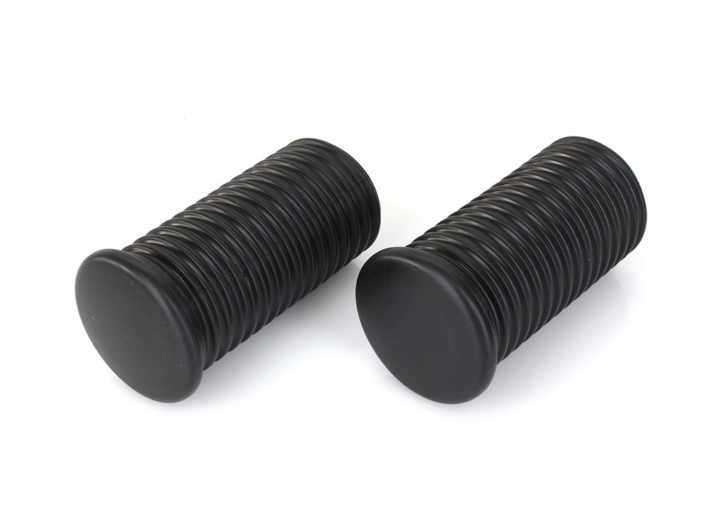 Rollies Speed Shop Fat Rider Footpeg Rubbers. Fits Big Twin & Sportster pre 1990