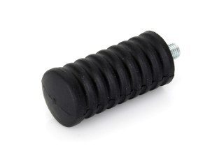 Rollies Speed Shop Short Stud Shiftpeg with Black Ribbed Rubber. Rollies Speed Shop Short Stud Shiftpeg with Black Ribbed Rubber.