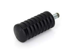 Rollies Speed Shop Long Stud Shiftpeg with Black Ribbed Rubber. Rollies Speed Shop Long Stud Shiftpeg with Black Ribbed Rubber.