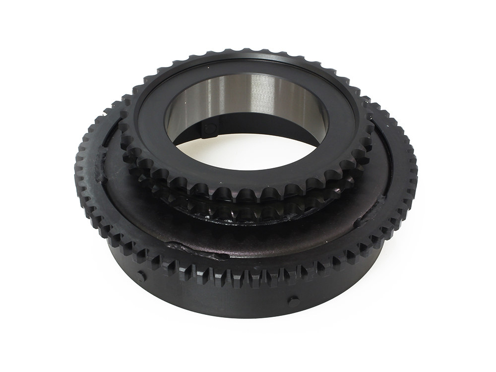 Rollies Speed Shop Clutch Basket with 66 Teeth Starter Ring Gear. Fits Big Twin 1936-1984.