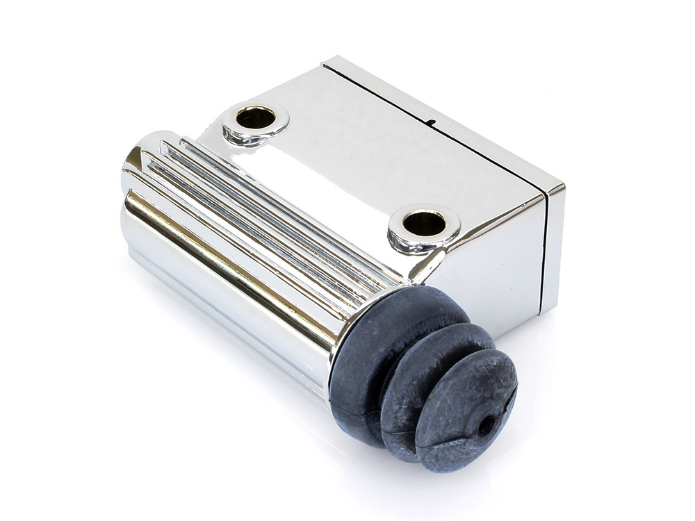 Rollies Speed Shop Kelsey Hayes Style Rear Brake Master Cylinder with 5/8in. Bore – Chrome. Fits FX 1980-1983, FXWG 1980-1982 & Sportster 1980-1981.