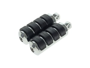 Rollies Speed Shop Comfort Iso Style Large Footpegs with Male Mounts – Chrome Rollies Speed Shop Comfort Iso Style Large Footpegs with Male Mounts – Chrome