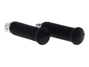 Rollies Speed Shop Footpegs with Black Rubber & Male Mount. Rollies Speed Shop Footpegs with Black Rubber & Male Mount.
