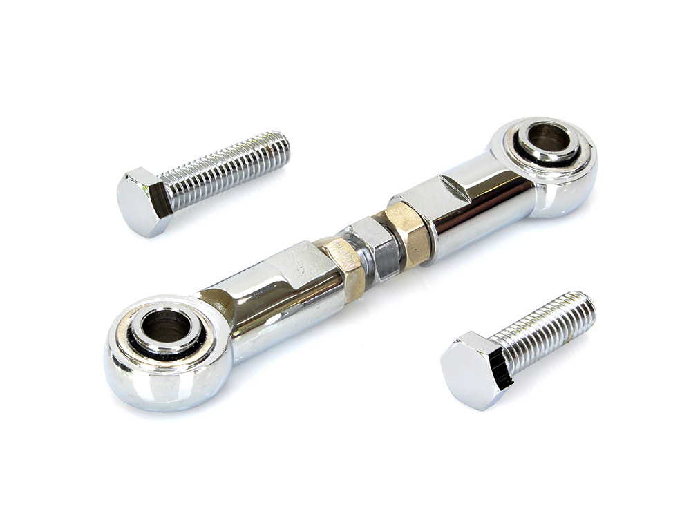 Rollies Speed Shop Engine Stabilizer Link – Chrome. Fits FXR 1982-1994, Touring 1980-2008 & Dyna 1991-1994.