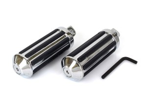 Rollies Speed Shop Large Rail Style Footpegs with Male Mount – Chrome. Rollies Speed Shop Large Rail Style Footpegs with Male Mount – Chrome.