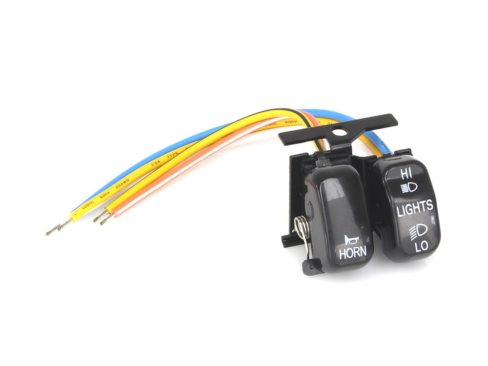 Switch; Blk Low/High Beam & Horn