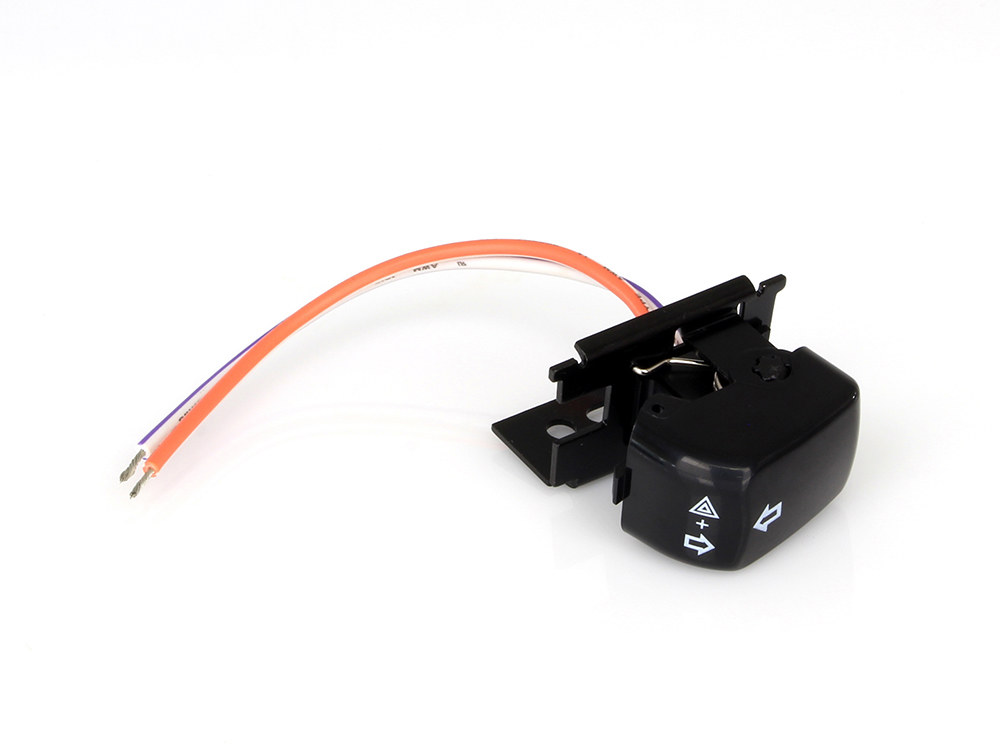 Rollies Speed Shop Left Hand Turn Signal Handlebar Switch – Black. Fits Softail 1996-2011, Dyna 1996-2012 & Sportster 1996-2013.