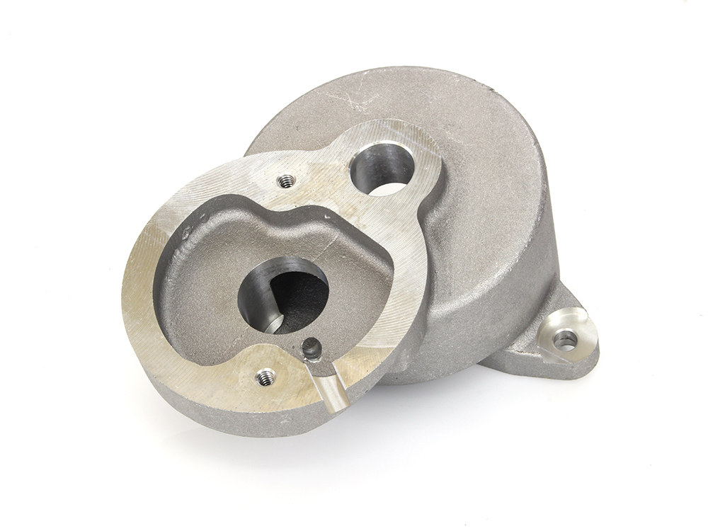 Rollies Speed Shop Starter Motor Housing. Fits Big Twin FX 1973-Early 1979 with 4 Speed Transmission & Hitatchi Starter.